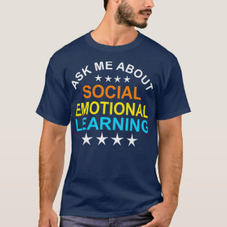 T-shirt École d'éducation émotionnelle sociale Conseiller 