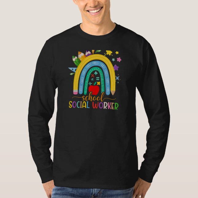 T-shirt École des femmes Travailleuse sociale Appréciation (Devant)