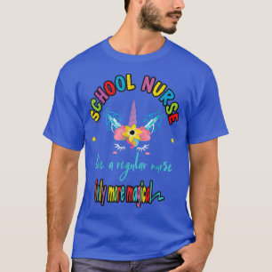 T-shirt École Infirmière Unicorn Magie Retour À L'École