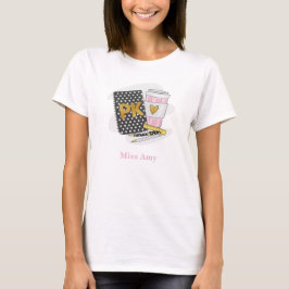 T-shirt Ecole Pré K Black Personnalisé