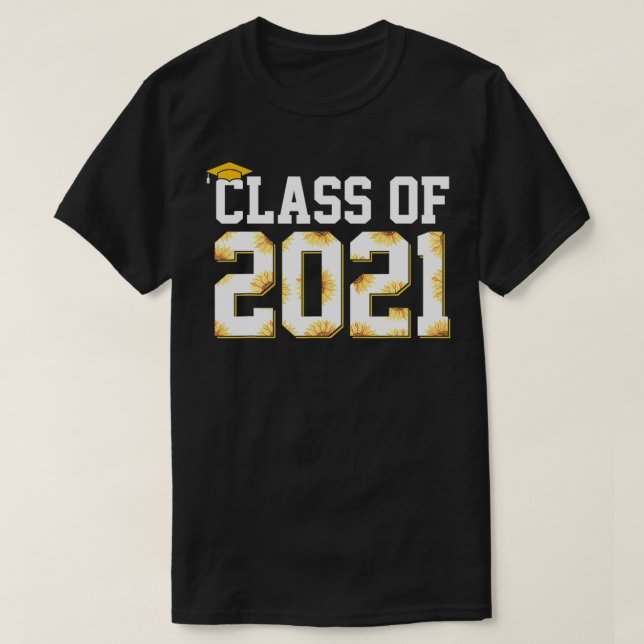 T-shirt École Secondaire Collège Classe De 2021 Graduati (Design devant)