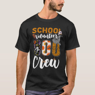 T-shirt École Volontaire Boo Crew Halloween Correspondance