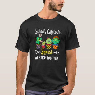 T-shirt Écoles Cafétéria Squad Cactus Équipe Écoles Cafété