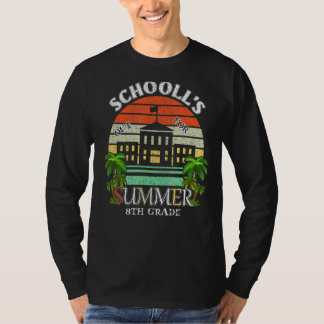 T-shirt Écoles pour l'été Dernier jour école 8e année T