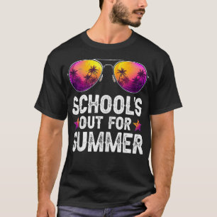 T-shirt Écoles vintages Pour L'Été Enseignants Garçons Fil