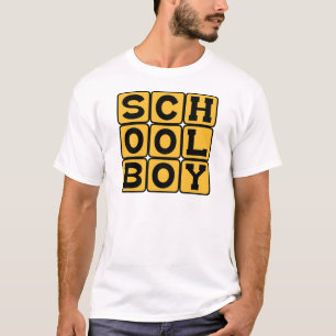 T-shirt Écolier, élève masculin