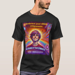 T-shirt Économie avec le TDAH*Embrassez votre TDAH unique