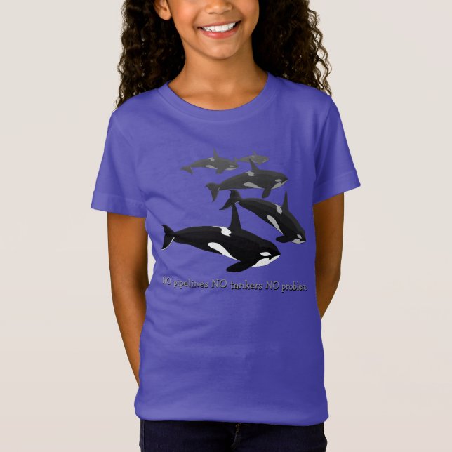 T-Shirt Économies de chemise de baleine de l'orque de (Devant)