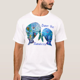 T-shirt Économies de la Floride les lamantins dans les