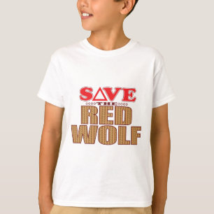T-shirt Économies de loup rouge