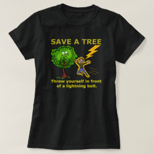 T-shirt Économies drôles de jour de la terre l'humour de