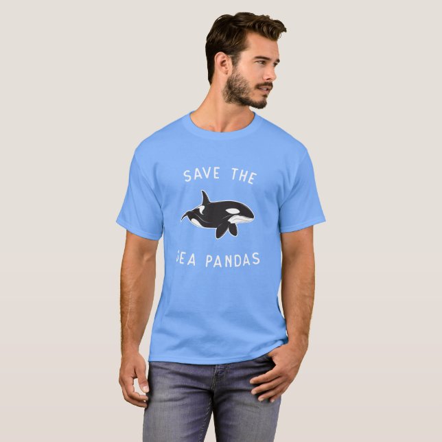 T-shirt Économies drôles les baleines (Devant entier)