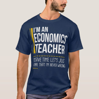 T-shirt Économiser Du Temps Supposons Que L'Enseignant En