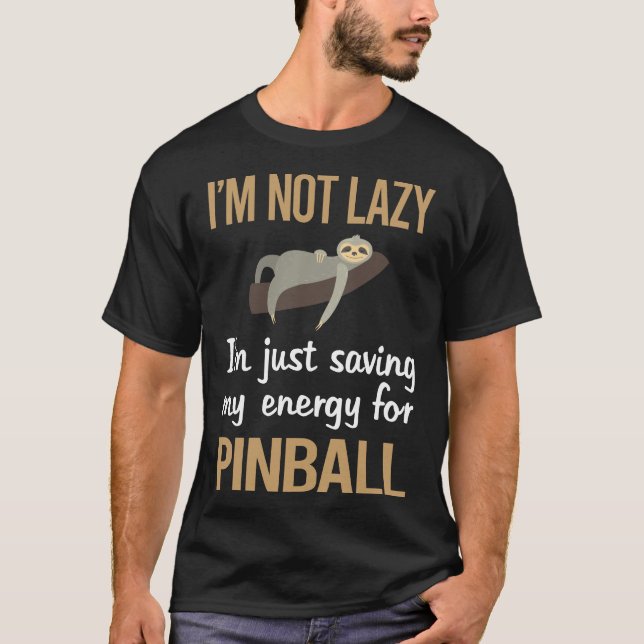 T-shirt Économiser le Pinball Énergétique (Devant)