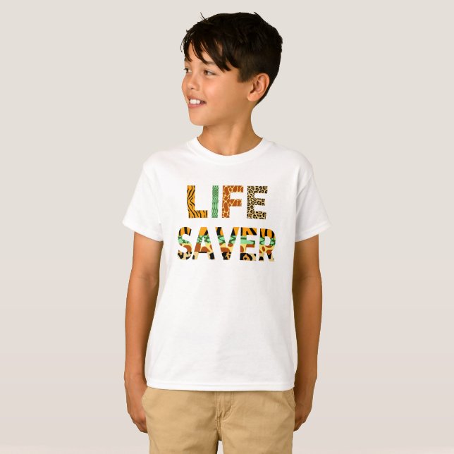 T-shirt Économiseur de faune (Devant entier)
