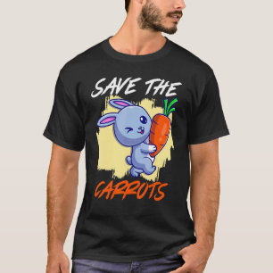 T-shirt Économisez La Carotte Économisez Les Bunnies Carot