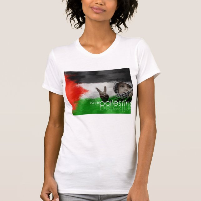 T-shirt économisez pour la Palestine (Devant)