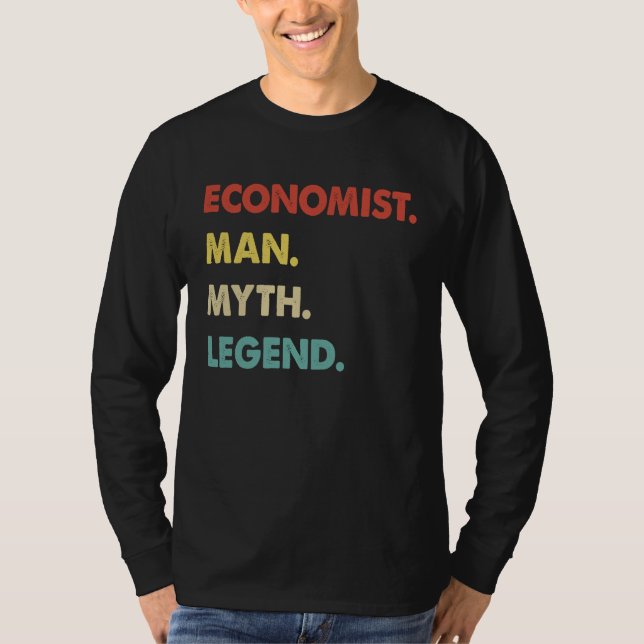 T-shirt Economist Man Myth Legend  1 (Devant)
