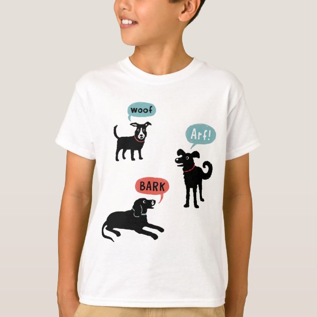 T-shirt Écorce Arf Woooo de Woof (Devant)