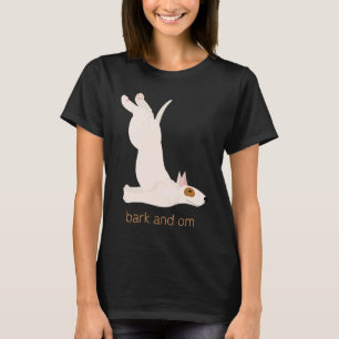 T-shirt Écorce et Om pour chien et yoga