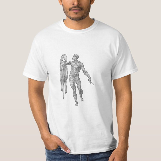 T-shirt Écorché (Devant)