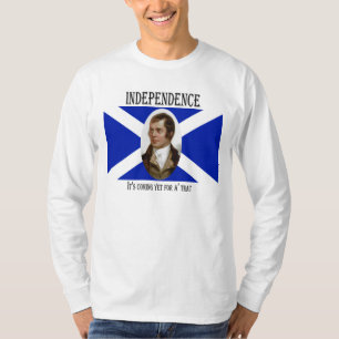 T-shirt écossais de drapeau de l'indépendance de