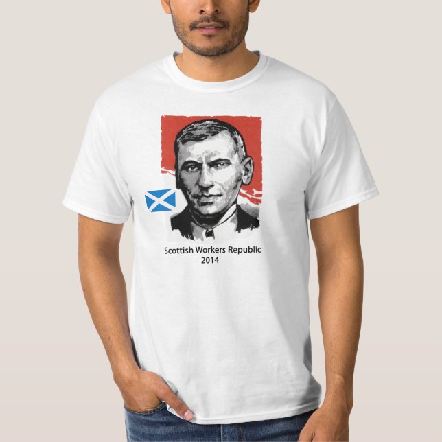 T-shirt écossais de l'indépendance de John Maclean (Devant)
