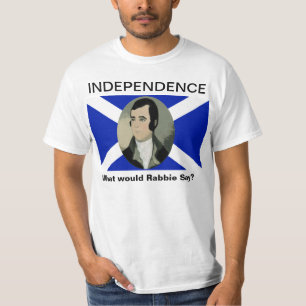 T-shirt écossais de l'indépendance de Robert Burns