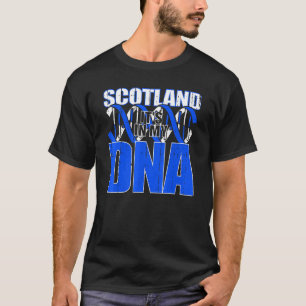 T-shirt Écossais Drapeau Scot Écossais Dna Football Rug