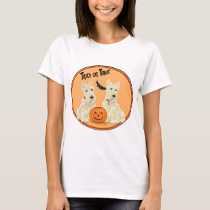 T-shirt Écossais Terrier Automne Design saisonnier