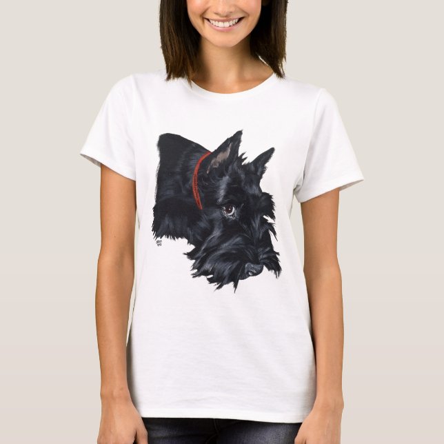 T-shirt Ecosse Terrier Repose (Devant)