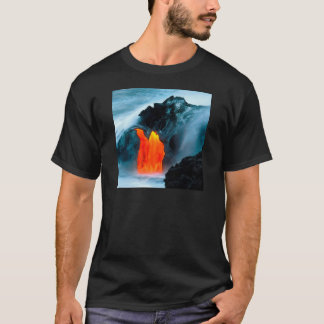 T-shirt Écoulement de lave de volcan de Kilauea Hawaï