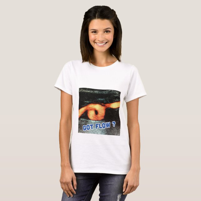 T-shirt Écoulement obtenu par ultrason ? (Devant entier)