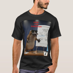 T-shirt Écoute, Je Suis Perturbateur