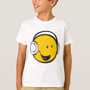 T-shirt Écouteurs Emoji