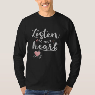 T-shirt Écoutez votre cœur stéthoscope