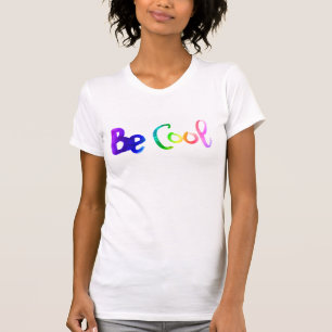 T-shirt Ecran arc-en-ciel cool en lettrage