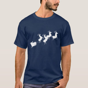 T-shirt Écran blanc Sants Sleigh Reinder