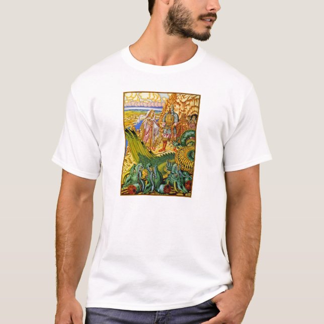 T-Shirt : Écran de dragon (Devant)
