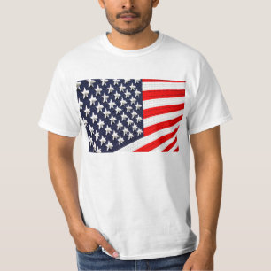T-shirt Écran lumineux du drapeau américain