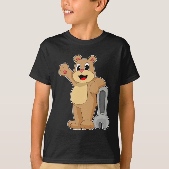 T-shirt Écran mécanique de l'ours (Devant)