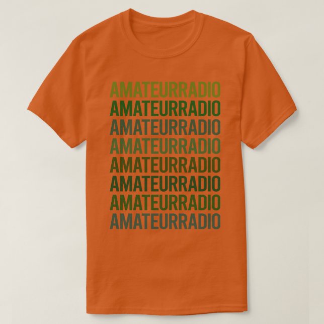 T-shirt Écran vert Radio amateur Radio Ham Radio (Design devant)