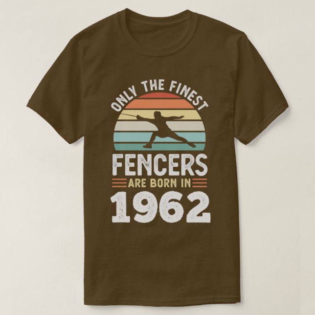 T-shirt Ecrans nés 1962 60e Anniversaire clôture Cadeau (Design devant)
