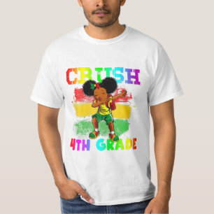 T-shirt Écrasage de 4e année fille Dabbing