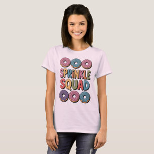 T-shirt Écrasage Saupoudrer bébé