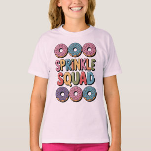 T-shirt Écrasage Saupoudrer bébé