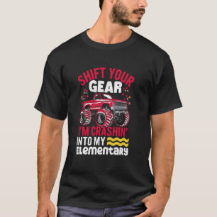 T-shirt Écraser Dans les Camions à Moteur Élémentaire Écol