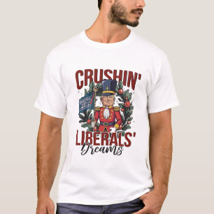 T-shirt Écraser les rêves des libéraux Casse-noisette Noël
