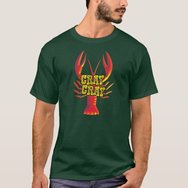 T-shirt Écrevisses d'écrevisses de CRAZYFISH (Devant)