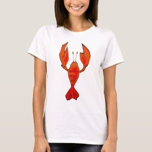 T-shirt Écrevisses ou homard en rouge